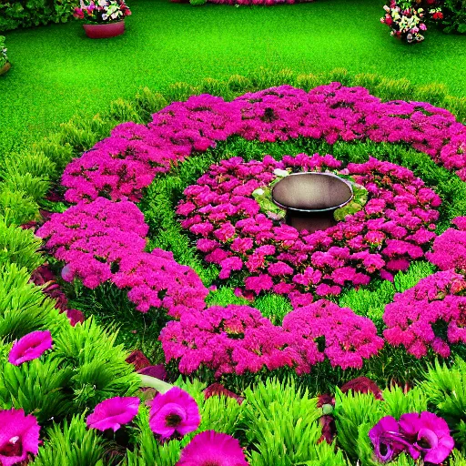 flower garden design hd