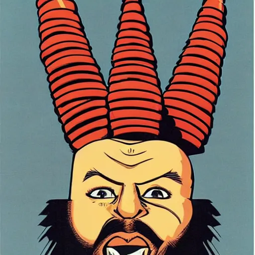 Image similar to conehead mr. t pop band, detailed facial expressions, 1 9 8 0 s aesthetic