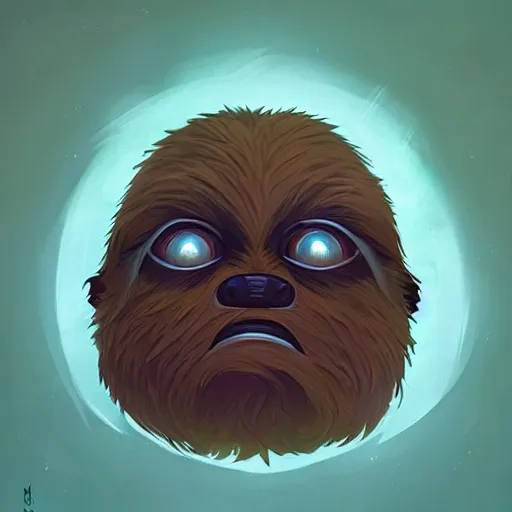 Image similar to face icon stylized minimalist ewoks, loftis, cory behance hd by jesper ejsing, by rhads, makoto shinkai and lois van baarle, ilya kuvshinov, rossdraws global illumination