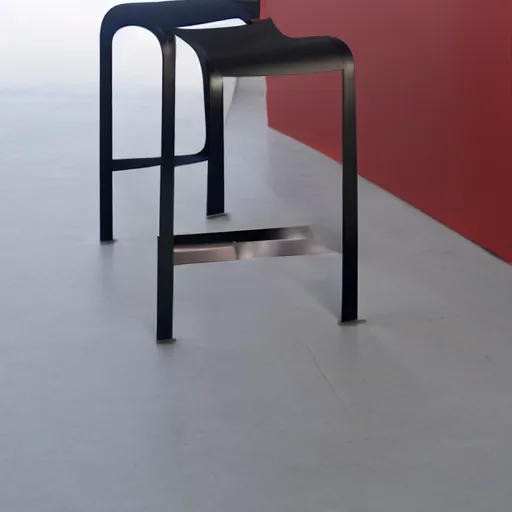 Image similar to the cyberpunk stool by tadao ando