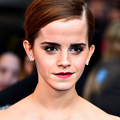 Image similar to emma watson looks like a pickle!!!!!, highly detailed, cinematic, extremely high quality, hd, 4 k, 8 k, professional photographer, 4 0 mp, lifelike, top - rated, award winning, realistic, detailed lighting, detailed shadows, sharp, no blur, edited, corrected, trending