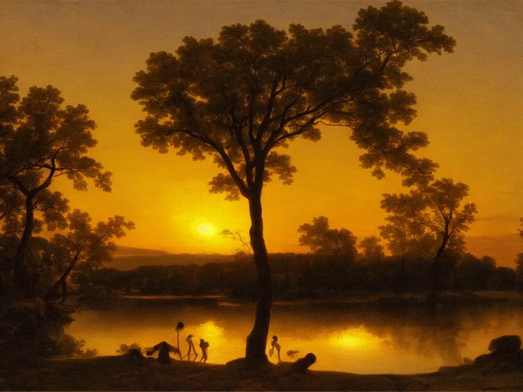 Image similar to 🌅 by george caleb bingham