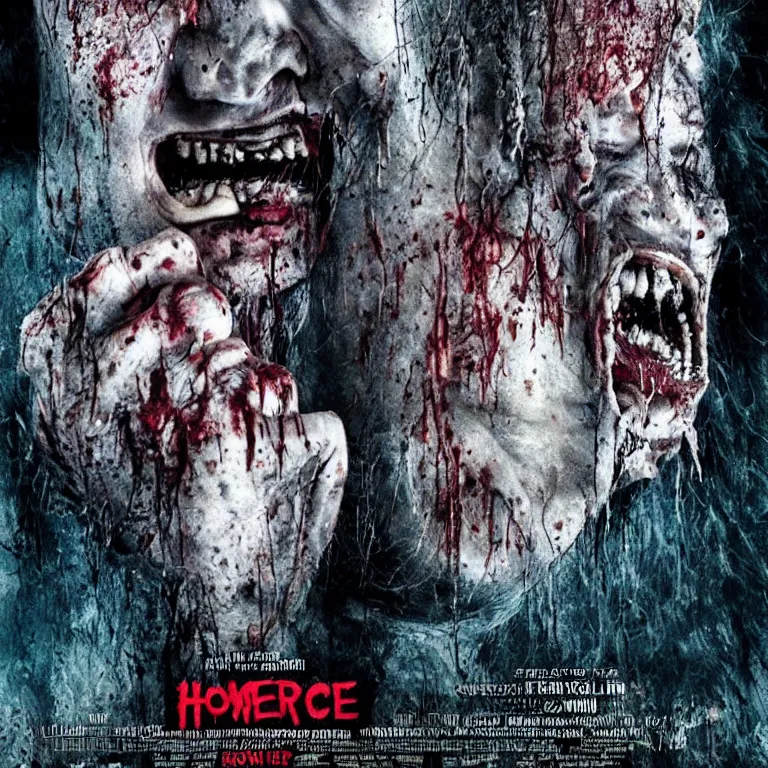 Image similar to Movie poster for the horror film “Grimace” (2023)