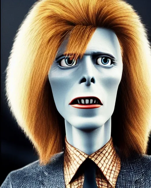 Image similar to David Bowie in Pixar’s Up!