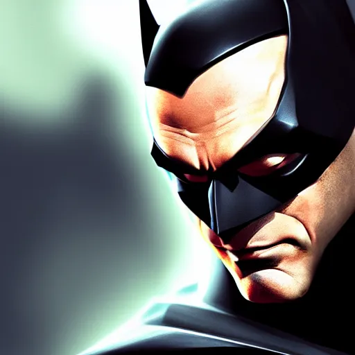 Image similar to Lex Fridman as Batman, digital art, artstation, cgsociety, high-detail, realistic