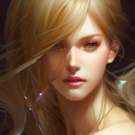 Image similar to ultra realistic illustration, kelly bundy anime, intricate, elegant, highly detailed, digital painting, artstation, concept art, smooth, sharp focus, illustration, art by artgerm and greg rutkowski and alphonse mucha and wlop