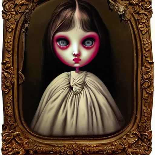 Image similar to photo of young woman by mark ryden