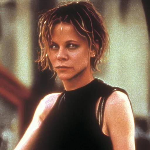 Prompt: meg ryan is the one in the matrix movie