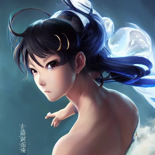 Image similar to A beautiful semi realistic anime portrait of Chun li full body fighting poses beautiful hand by Stanley Artgerm Lau, WLOP, Rossdraws, James Jean, Andrei Riabovitchev, Marc Simonetti, and Sakimichan, tranding on artstation, WLOP, rossdraws, Logan Cure, Mingchen Shen, BangkuART, sakimichan, yan gisuka, JeonSeok Lee, zeronis, Chengwei tranding on artstation