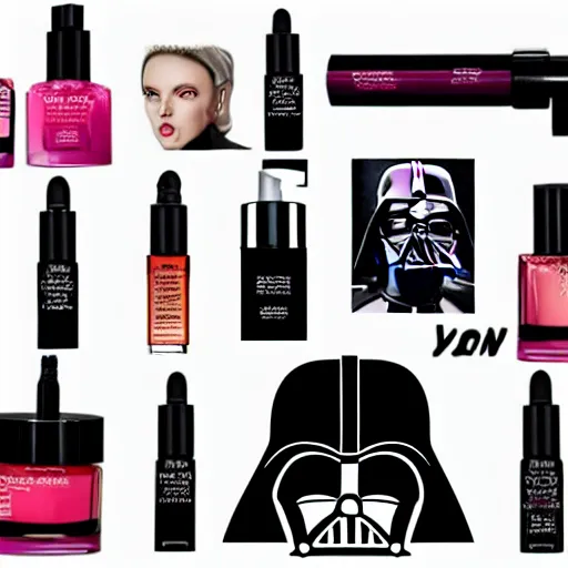 Image similar to Darth Vader Beauty Magazine