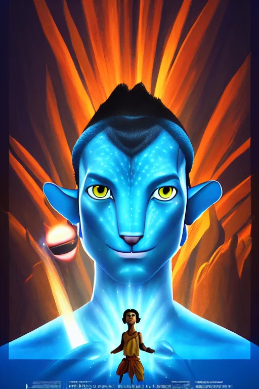 Image similar to avatar the legend of bamluk, a new movie poster from nicklodeon avatar series, pop art, no duplicate image, glowing lights, ultra details, digital painting, artstation, concept art, smooth, sharp focus, illustration, intecrate details, art by richard hamilton and mimmo rottela, pixels art by paul robertson