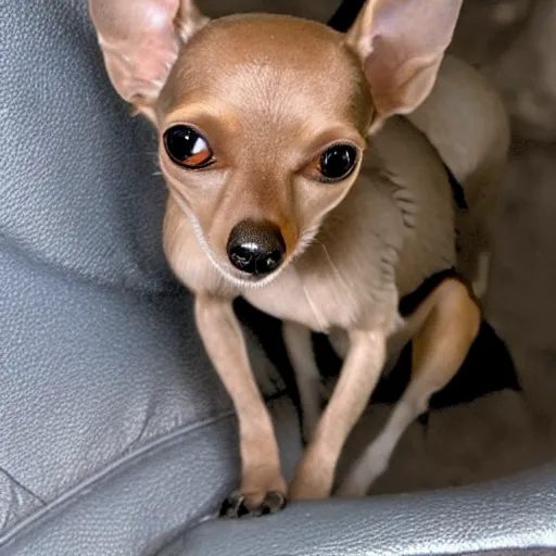 Image similar to photo of a hybrid between an ant and a chihuahua