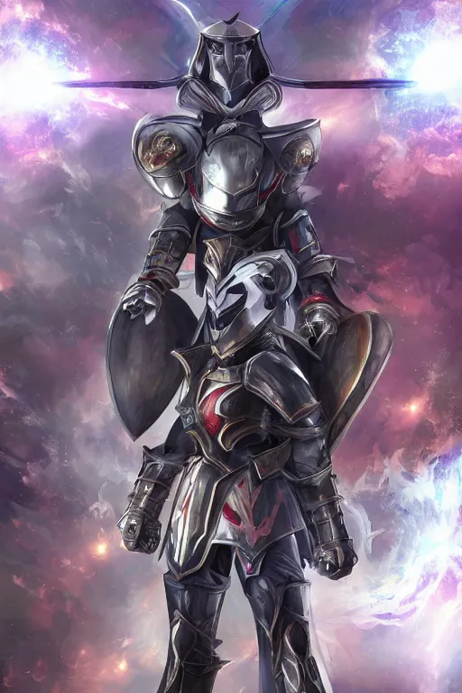 Image similar to helmet armor guardian destiny in witch queen illumination ray tracing hdr fanart arstation by sung choi robot ninja mask and eric pfeiffer and gabriel garza and casper konefal