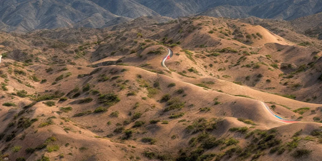 Prompt: let freedom ring from the curvaceous slopes of california. ultrafine highly detailed hyper realistic colorful illustration, unreal engine highly rendered, global illumination, radiant light, intricate and detailed environment