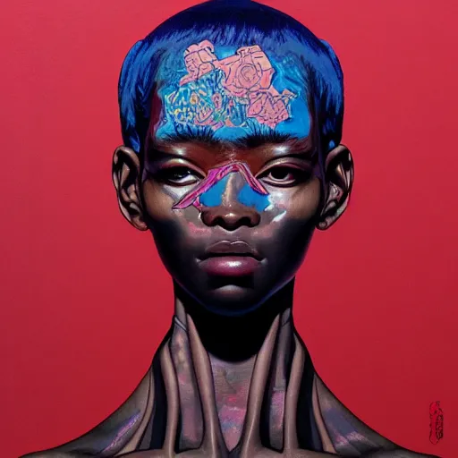 Image similar to citizen portrait soft light painted by james jean and katsuhiro otomo and erik jones, inspired by kenyan akira anime, smooth face feature, intricate oil painting, high detail illustration, sharp high detail, manga and anime 1 9 9 9