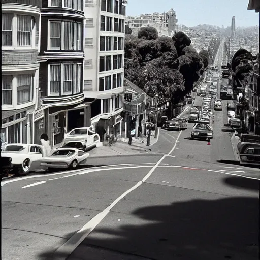 Image similar to San Francisco's Lombard Street In 1975