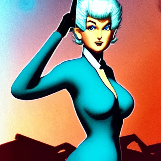 Prompt: zero suit Bea Arthur