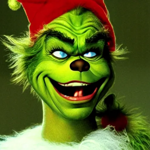 Image similar to jack nicholson as the grinch in the grinch
