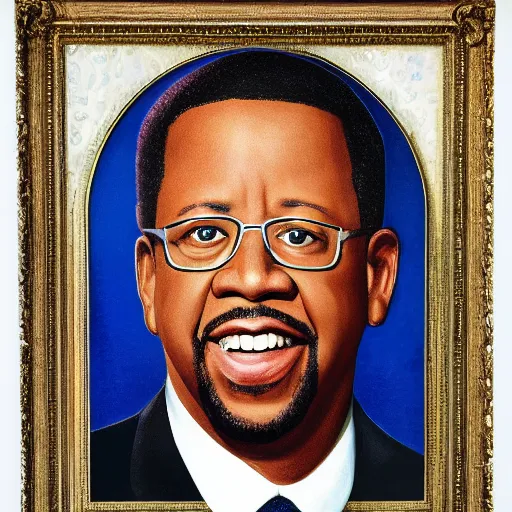 Image similar to martin lawrence presidential portrait