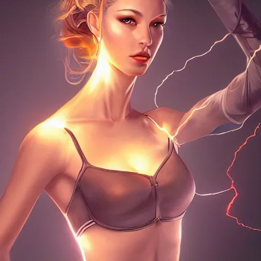 Image similar to the rising costs of electric and gas and how it affects people realistic, intricate, elegant, art by artgerm and wlop