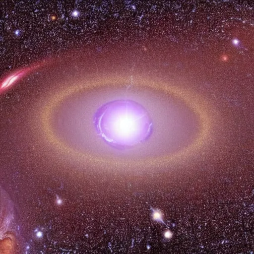 Prompt: iris are black holes to other galaxies