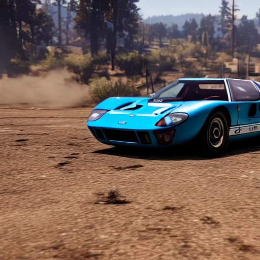 Image similar to ford gt 4 0 in red dead redemption 2