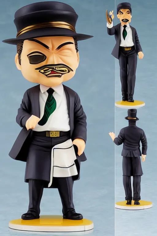 Image similar to Martin Luther King as Jotaro Kujo JoJo from JoJo\'s Bizarre Adventure, anime figurine, action statue