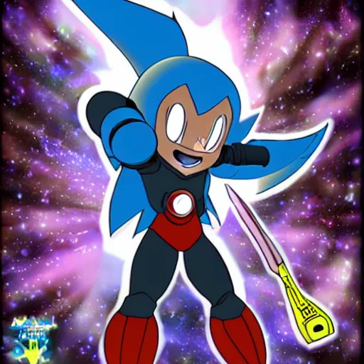 Prompt: Dark Megaman