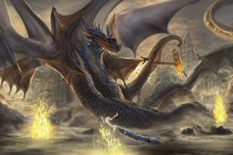 Image similar to Mario Draghi on a dragon fantasy art realistic incredible