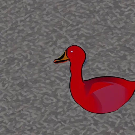 Image similar to red duck abstract profile picture