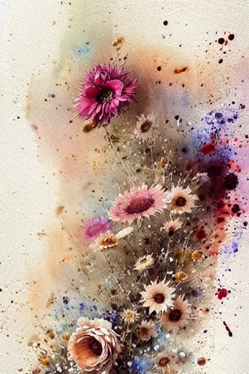 Loose watercolor flower by colorsbymaria on DeviantArt