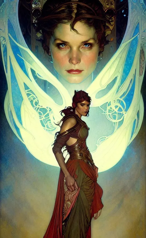 Image similar to magic dragon gorgeous lighting by weta studio, mucha, bautista and norman rockwell and greg rutkowski and tom bagshaw and james gurney and lucasfilm