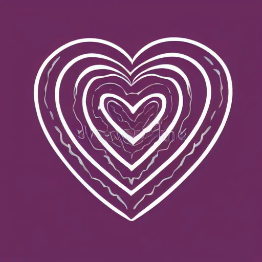 Prompt: dark magical heart logo, 4 k, vector illustration, hd
