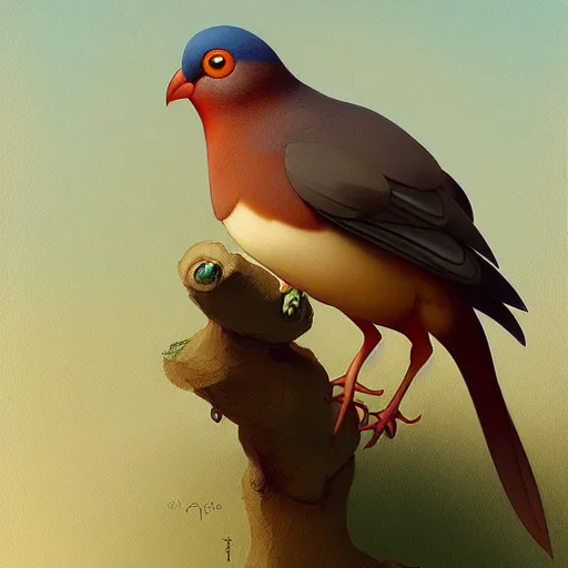 Prompt: goro fujita! ilustration a colorful passer domesticus on a branch, characterized by william adolphe bouguereau, sharp focus, highly detailed, artstation