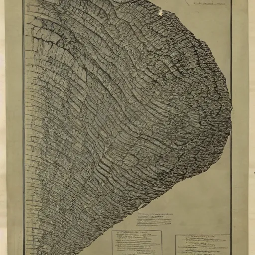 Image similar to a geological chart by franklin booth h 7 6 8 -