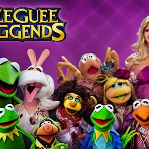 Image similar to the muppets in league of legends