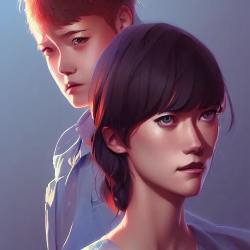 Image similar to mackenzie davis, portrait shinkai makoto studio ghibli studio key hideaki anno sakimichan stanley artgerm lau rossdraws james jean marc simonetti elegant highly detailed digital painting artstation pixiv