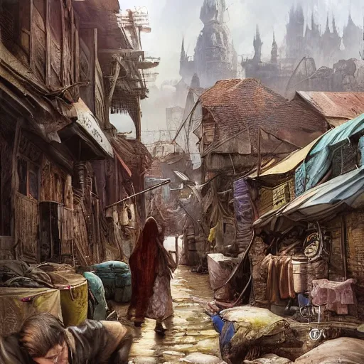 高速 割引 平日 lord in neighborhood slum of fantasy world, ring the 絵画