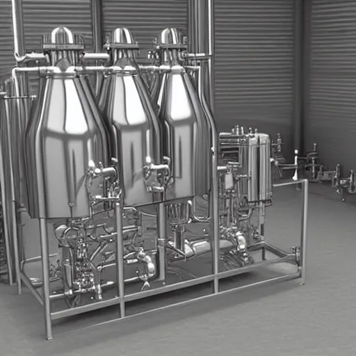 Image similar to distillation setup realistic