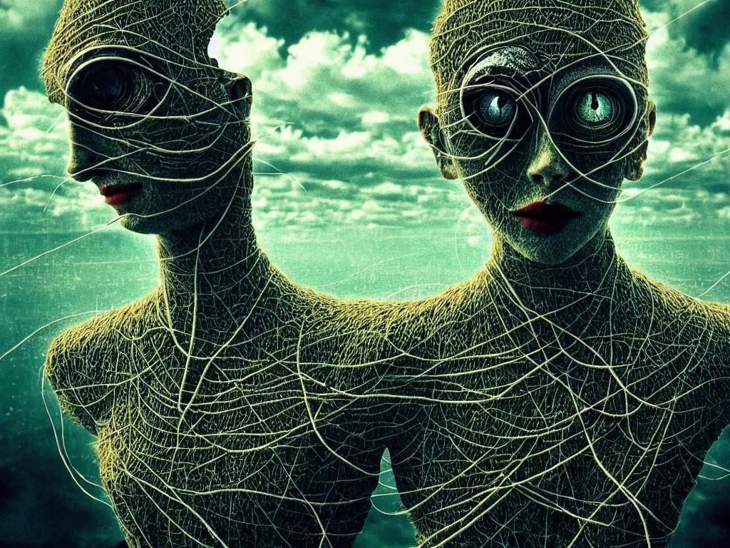 Image similar to highly detailed photo of living is the illusion of dying, trending on deviantart, neo surrealism, sharp focus, 4 k, a lot of little details, octane, masterpiece, art by max ernst