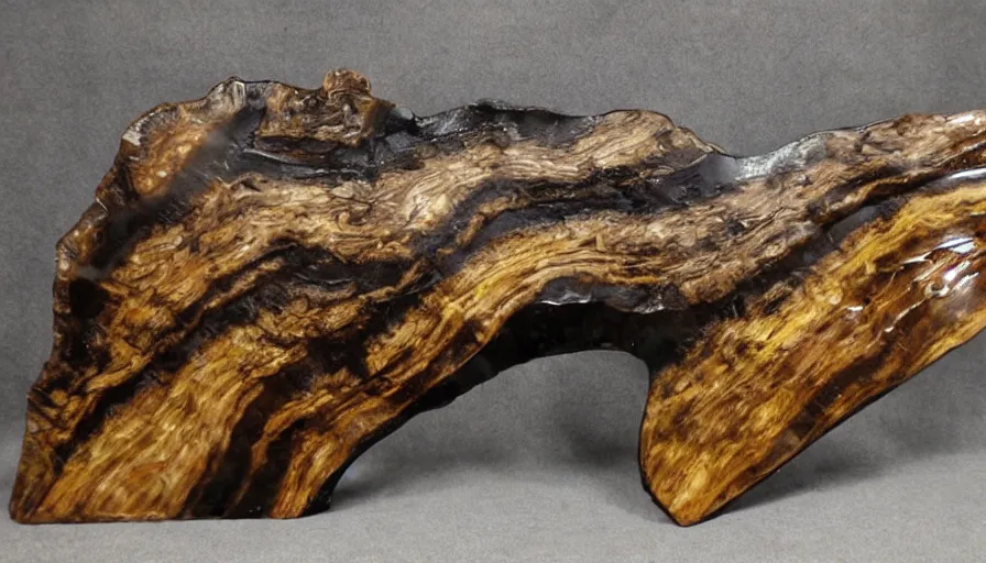 Image similar to kintaro miura petrified wood slab aquatic horror shape diablo canine rendered extremely detailed