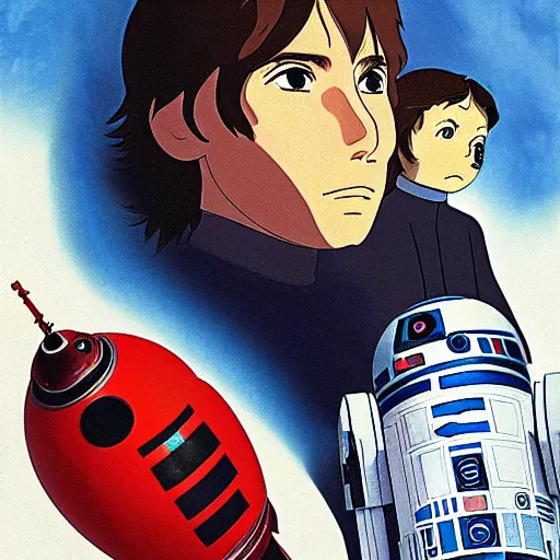 Image similar to Star wars by Studio Ghibli