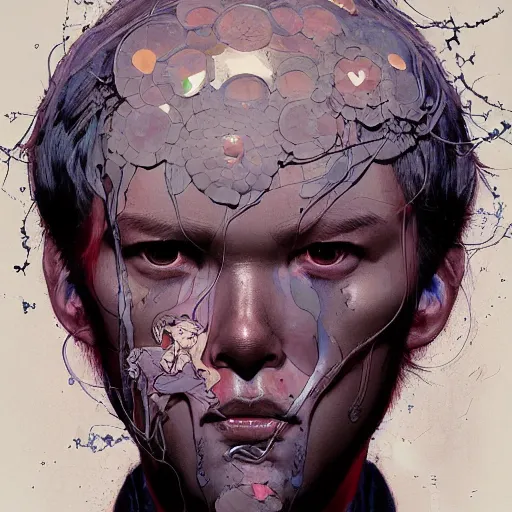 Image similar to detective portrait soft light painted by james jean and katsuhiro otomo and erik jones, inspired by akira anime, smooth face feature, intricate oil painting, high detail illustration, sharp high detail, manga and anime 1 9 9 9