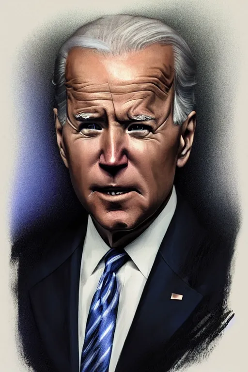 Prompt: Joe Biden as a spy, in a black suit, blue tie, Aviator sunglasses, dramatic backlighting, autochrome, high contrast, highly detailed, sharp focus, digital painting, concept art, illustration, trending on artstation, art by greg rutkowski and greg hildebrandt, composition by alphonse mucha