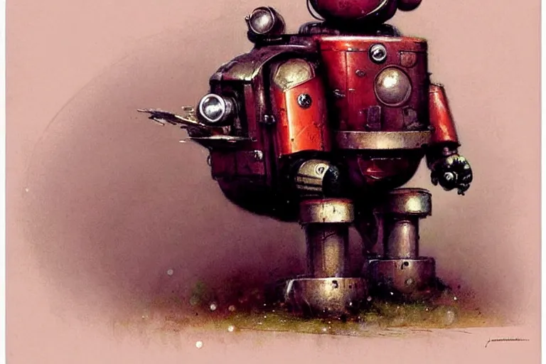 Prompt: adventurer ( ( ( ( ( 1 9 5 0 s retro future robot mouse underground tunneling machine. muted colors. ) ) ) ) ) by jean baptiste monge!!!!!!!!!!!!!!!!!!!!!!!!! chrome red