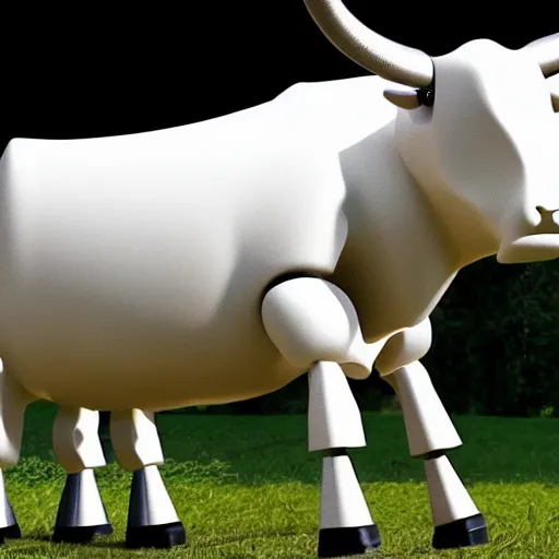 Prompt: A robotic bull, hyper realistic, HD, HQ, photo realistic