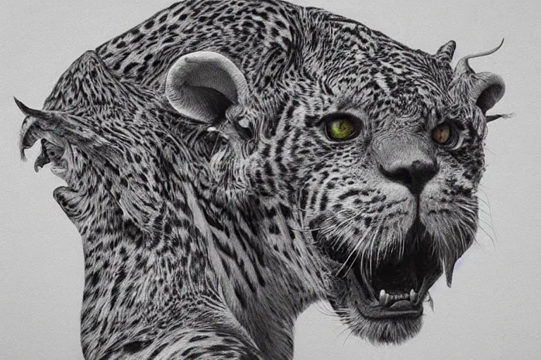 Prompt: “ a extremely detailed stunning creature drawings by allen william ”