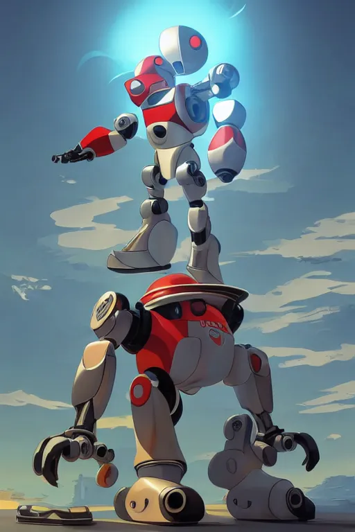 Image similar to metabots medabots medarotto medarot robot minimalist comics sharpen earth defense force tank, behance hd by jesper ejsing, by rhads, makoto shinkai and lois van baarle, ilya kuvshinov, rossdraws global illumination radiating a glowing aura ray tracing hdr