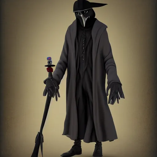 Prompt: undead plague doctor 8 k hyperrealism