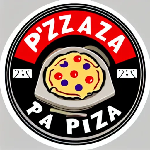 Image similar to Pizza logo for cannibals